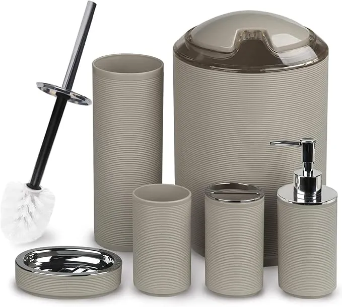 Ensemble d'accessoires de salle de bain BIYALI 6 pièces