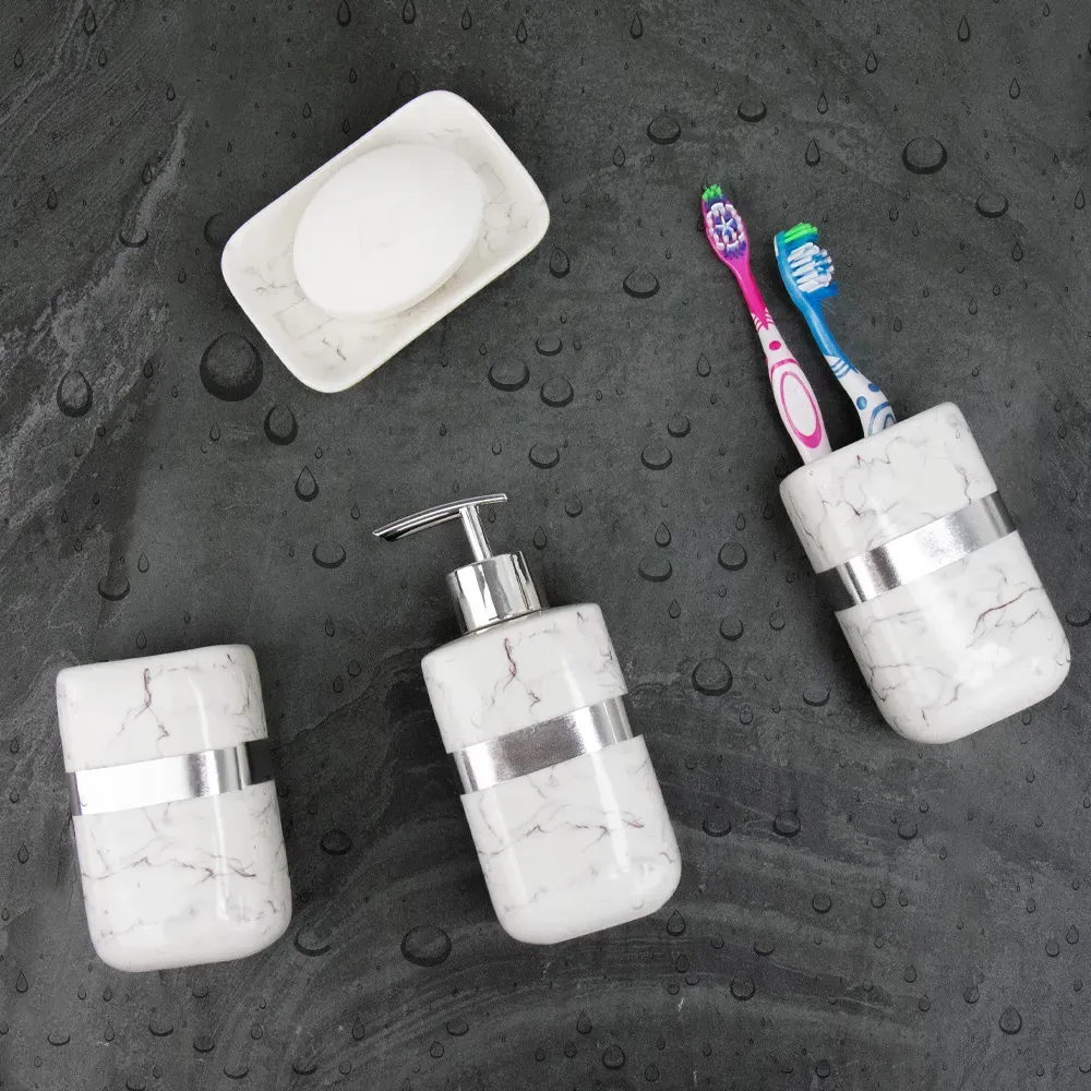 Set Accessoires Salle de Bain 4 Pièces A3